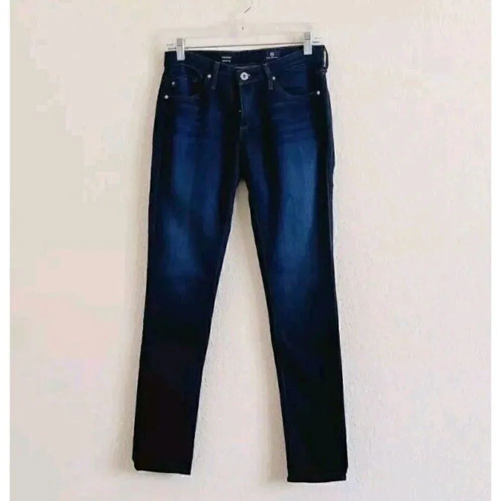 AG Adriano Goldschmied Women's The Slit Cigarette Leg Jeans Blue Size 27R